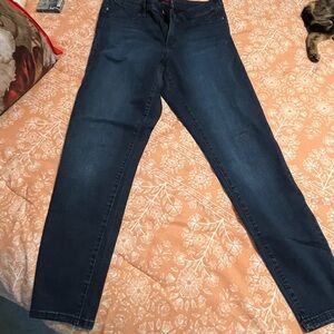 Jennifer Lopez Blue Skinny Jeans with Sleek Fit